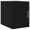 vidaXL Wall-Mounted Cabinet Black Oak 30 x 42.5 x 39.5 cm