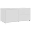 vidaXL TV Cabinet White 80x34x36 cm Engineered Wood