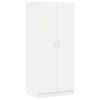 vidaXL Wardrobe White 80x52x180 cm Engineered Wood