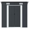 vidaXL Garden Shed Anthracite Steel