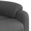 vidaXL Recliner Chair Dark Grey Fabric