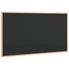 vidaXL Chalkboard with Solid Pine Wood Frame Black 100x55 cm