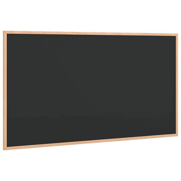 vidaXL Chalkboard with Solid Pine Wood Frame Black 100x55 cm