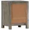 vidaXL Bedside Cabinet Grey 40x30x50 cm Solid Mango Wood