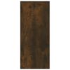 vidaXL Sideboard Smoked Oak 102x33x75 cm Engineered Wood