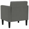 vidaXL Sofa Chair with Armrests Dark Grey 53 cm Fabric