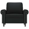 vidaXL Sofa Chair Black 60 cm Faux Leather