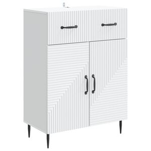 vidaXL Sideboard White 66 x 34.5 x 89.5 cm Engineered Wood