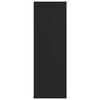 vidaXL Shoe Rack Black 54x34x100.5 cm Engineered Wood