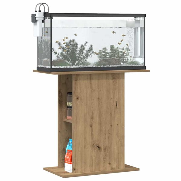 vidaXL Aquarium Stand Artisan Oak 36x75x72.5 cm Engineered Wood