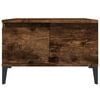 vidaXL Coffee Table Smoked Oak 55x55x36.5 cm Engineered Wood