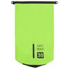 vidaXL Dry Bag with Zipper Green 30 L PVC