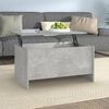 vidaXL Coffee Table Concrete Grey 80x55.5x41.5 cm Engineered Wood