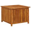 vidaXL Storage Box | Natural wood | Solid acacia wood | Medium