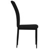 vidaXL Dining Chairs 4 pcs Black Velvet