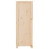 vidaXL Book Cabinet 80x35x97 cm Solid Wood Pine