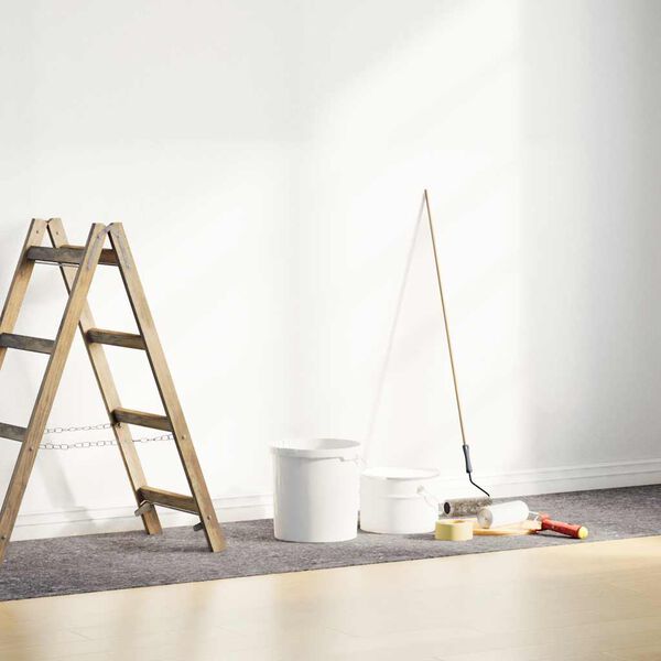 vidaXL Non-slip Painter Fleece 10 m 180 g/m&sup2; Grey