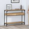 vidaXL Console Table Artisan oak 100 x 29 x 75 cm Engineered wood