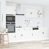 vidaXL 7 Piece Kitchen Cabinet Set Porto White Engineered Wood