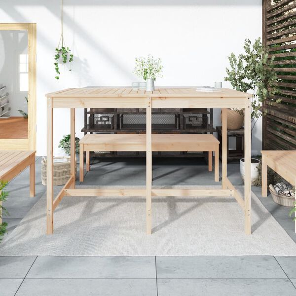 vidaXL Garden Table 159.5x82.5x110 cm Solid Wood Pine