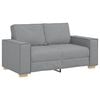 vidaXL Sofa 3 pcs Light Grey 220 x 80 x 84 cm Fabric