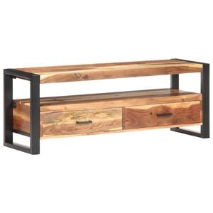 vidaXL Tv Cabinet | Honey Finish | Solid Acacia Wood | Medium | TV Cabinet