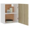 vidaXL Hanging Cabinet Lyons 2 pcs Sonoma Oak 50x31x60 cm Engineered Wood