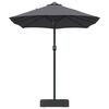 vidaXL Garden Parasol Anthracite 385 x 209 x 244 cm Fabric