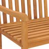 vidaXL Garden Bench 180 cm Solid Teak Wood
