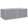 vidaXL Raised Garden Bed Grey 160 x 80 x 55 cm cold-rolled steel