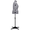vidaXL Adjustable Dress Form Female Grey L Size 44-50