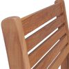 vidaXL Garden Chairs 2 pcs with Red Cushions Solid Teak Wood