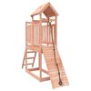 vidaXL Playhouse with Climbing Wall Solid Wood Douglas