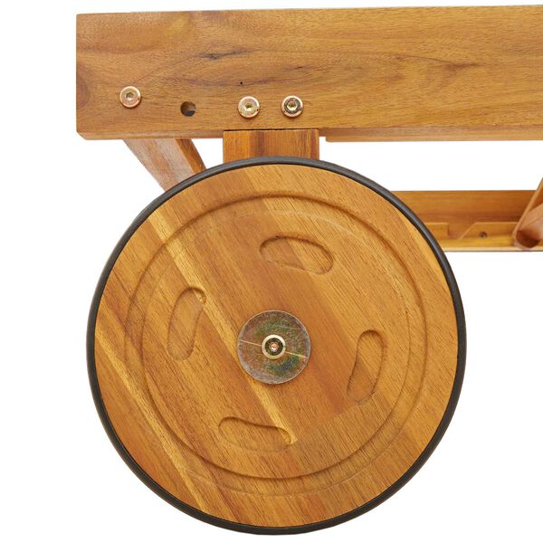 vidaXL Sun Lounger 3 pcs Brown 40 x 40 x 40cm Solid Acacia wood