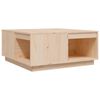 vidaXL Coffee Table 80x81x36,5 cm Solid Wood Pine