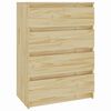 vidaXL Side Cabinet 60x36x84 cm Solid Pinewood