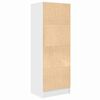 vidaXL Highboard with Drawer White 45.5 x 34 x 127 cm Engineered wood