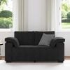 vidaXL Loveseat Sofa Black 160x77x82 cm Velvet