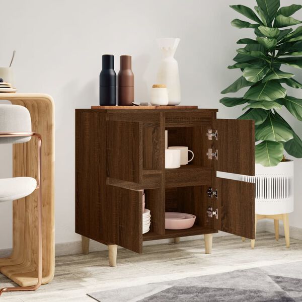 vidaXL Sideboard Brown Oak 60x35x70 cm Engineered Wood