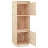 vidaXL Highboard 38x35x117 cm Solid Wood Pine