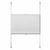 Plisse Blind 70x200cm White Pleated Blind
