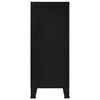 vidaXL Industrial Storage Chest Black Steel