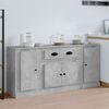 vidaXL Sideboards 3 pcs Concrete Grey Engineered Wood
