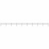 vidaXL Garden Fence with Hoop Top Steel 1506x60 cm Black
