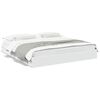 vidaXL Bed Frame with Drawers without Mattress White 180x200 cm Super King
