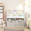 vidaXL Kids Bookshelf White 72.5 x 29.5 x 69 cm Engineered Wood