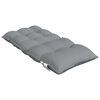 vidaXL Lowback Chair Cushions 2 pcs Grey Oxford Fabric