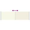 vidaXL Patio Retractable Side Awning 180x600 cm Cream