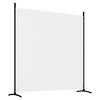 vidaXL 3-Panel Room Divider White 525x180 cm Fabric