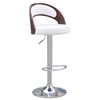 vidaXL Bar Stools 2 pcs with Bentwood Frame Artificial Leather